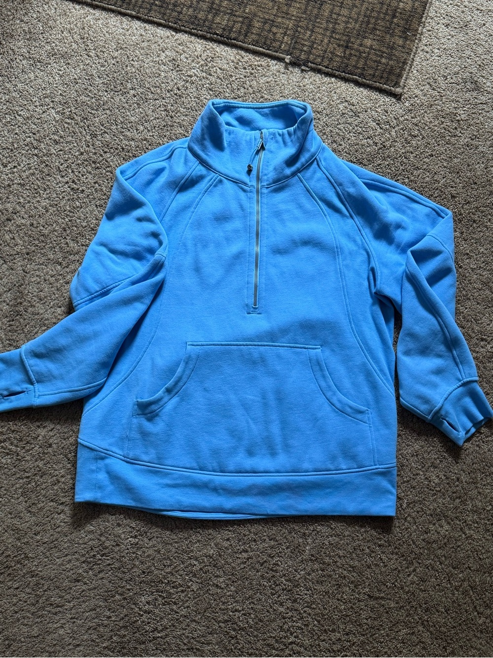 lululemon athletica scuba oversized funnel neck half zip